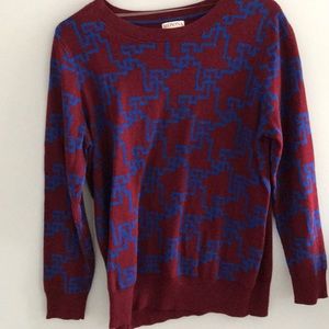 Red and Blue Sweater
